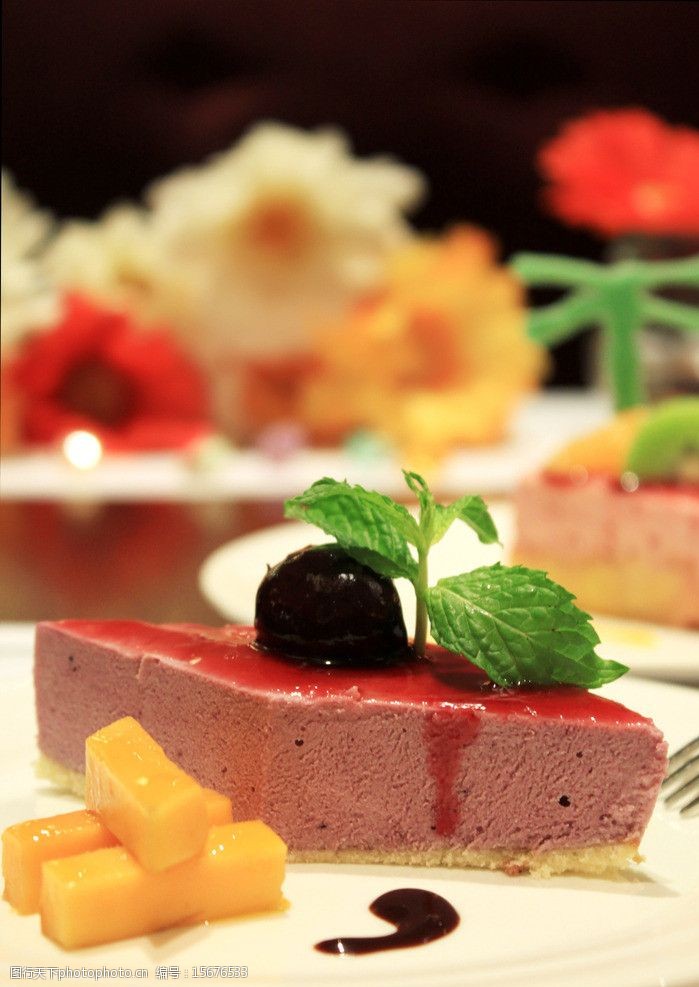红色诱惑蛋糕图片