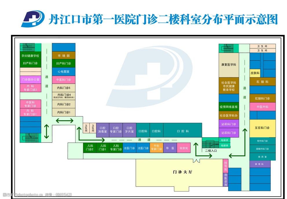 医院门诊平面图图片