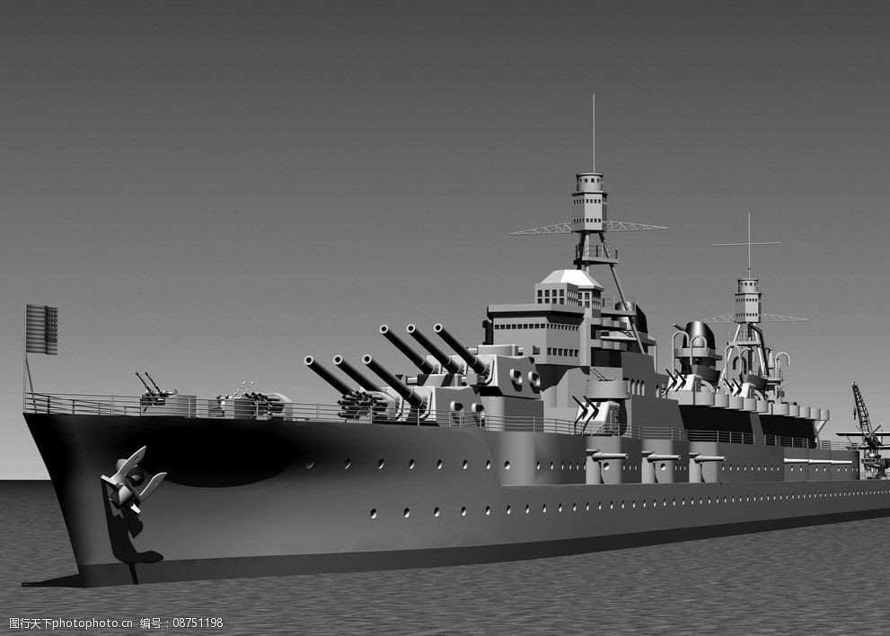 3d戰艦設計作品圖片