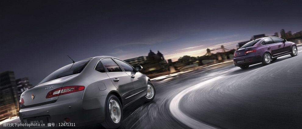 莲花汽车广告海报图片