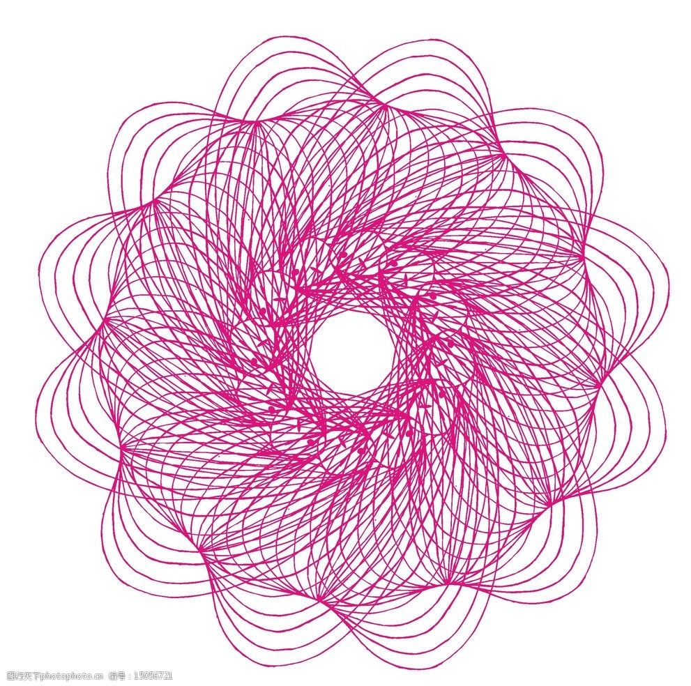 心族抽象圆形纹图片