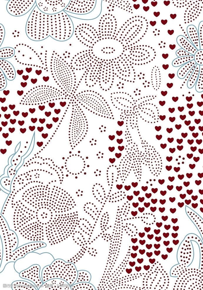 抽象花底纹图片