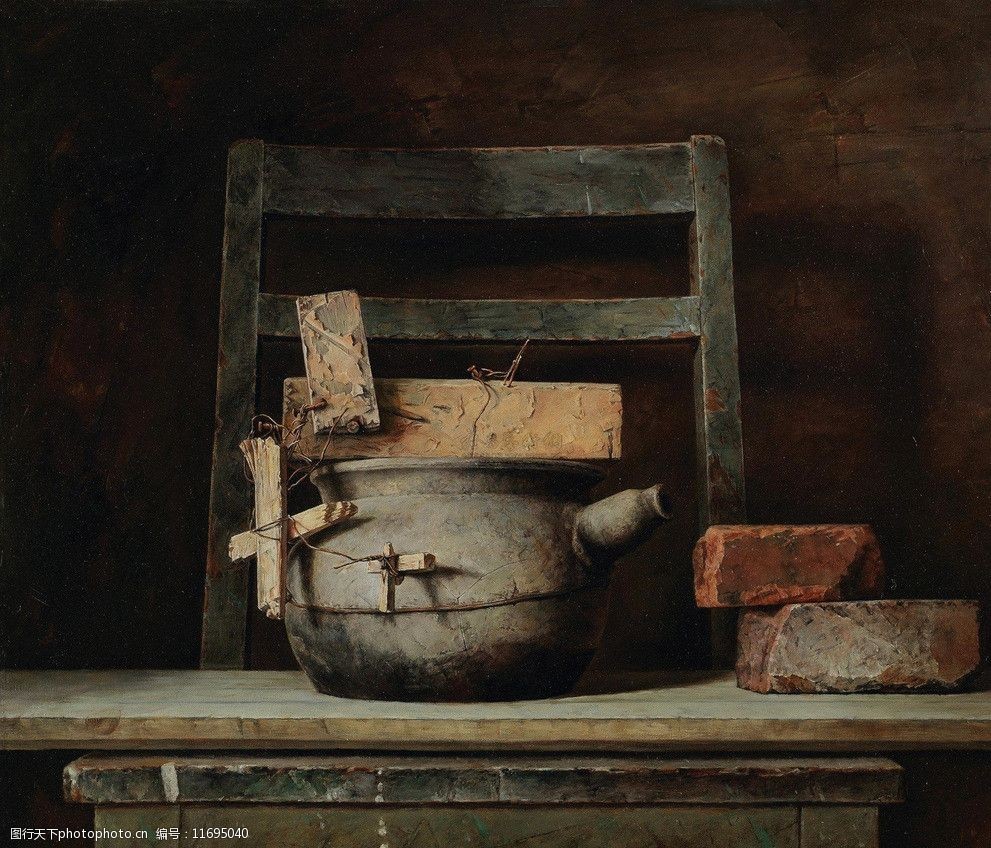 关键词:油画静物 油画 静物 砖头 旧物 绘画书法 文化艺术 设计 72dpi