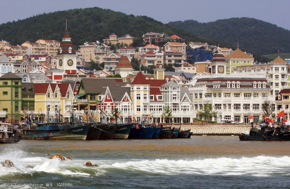 大连老虎滩的海景房图片