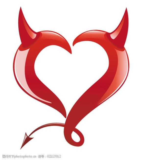 矢量创意心形素材
