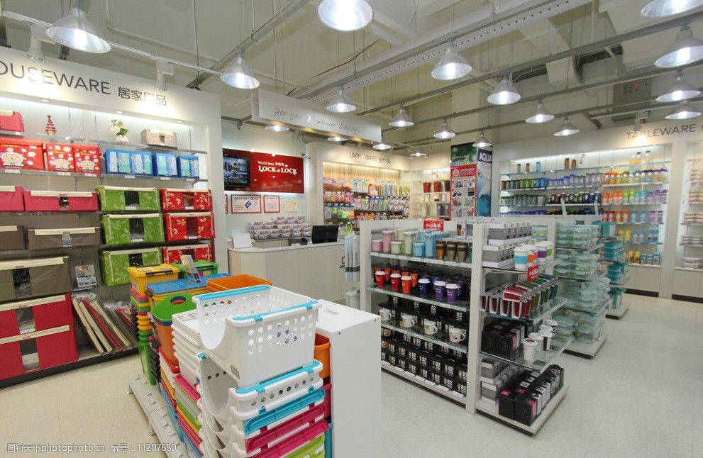 乐扣乐扣店内全景图片