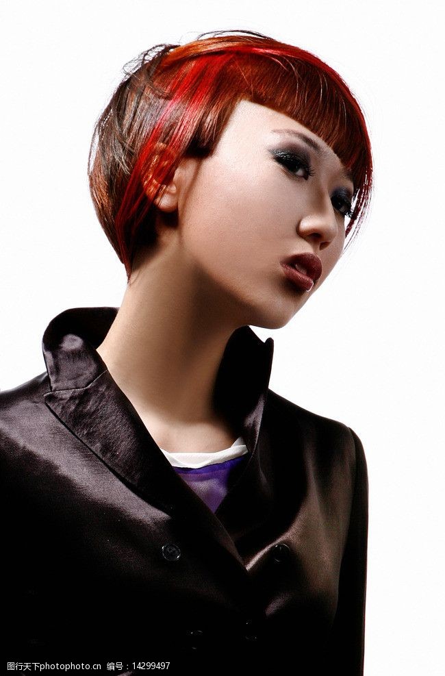 沙宣美发摄影图片